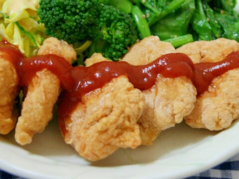 鶏とお豆腐でふんわり♪チキンナゲット